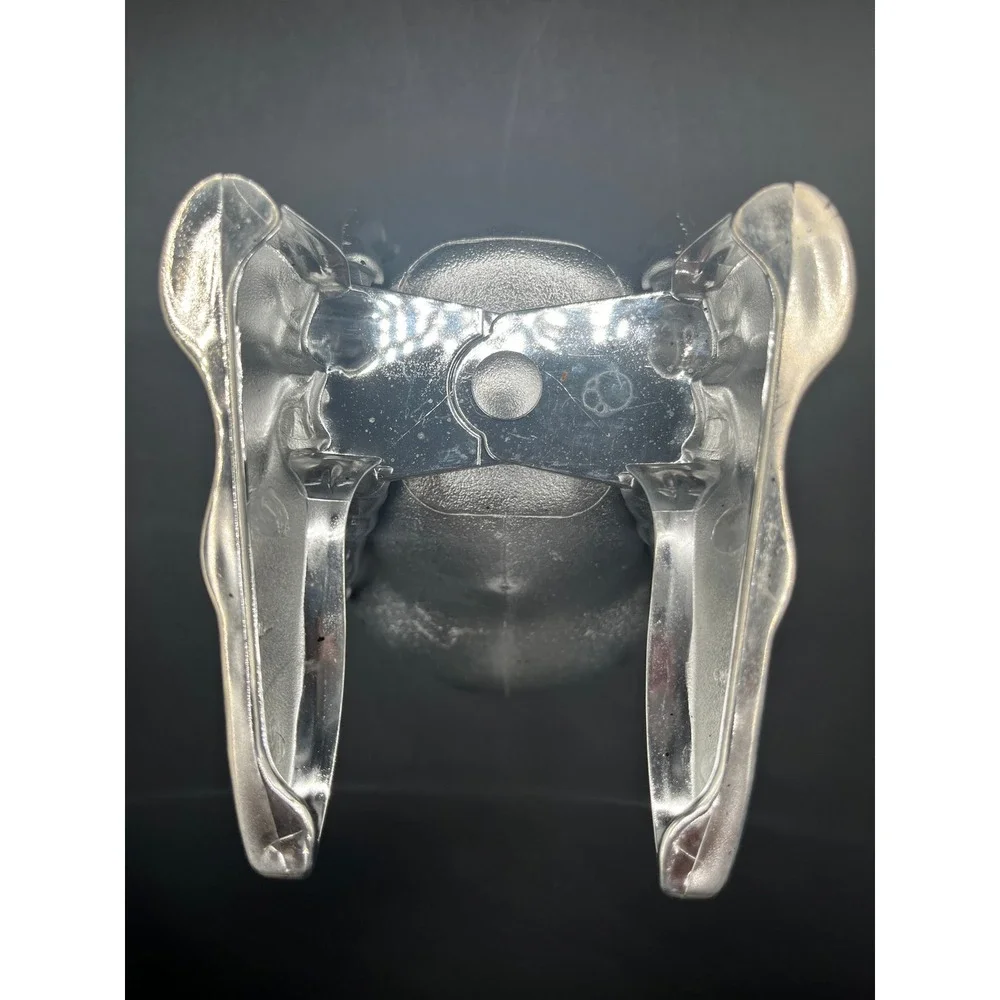 Silver Skull Bowl Skeleton Hands Decorative Halloween Goth Centerpiece 7